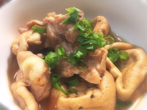 定番和食♡じゅわ〜と染みる♡がんもと鶏もも肉の煮物